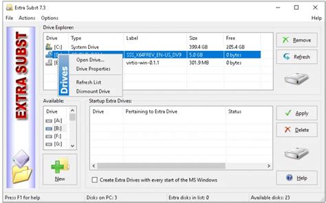 Download Extra Subst 10.0