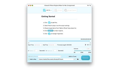 Aiseesoft iPhone Ringtone Maker